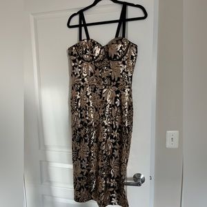 Sequin Bronx & Banco dress sz Large